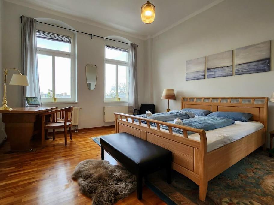 4 Raum Wohnung Mit Balkon Auf 120Sqm In Top Lage Drezda Kültér fotó